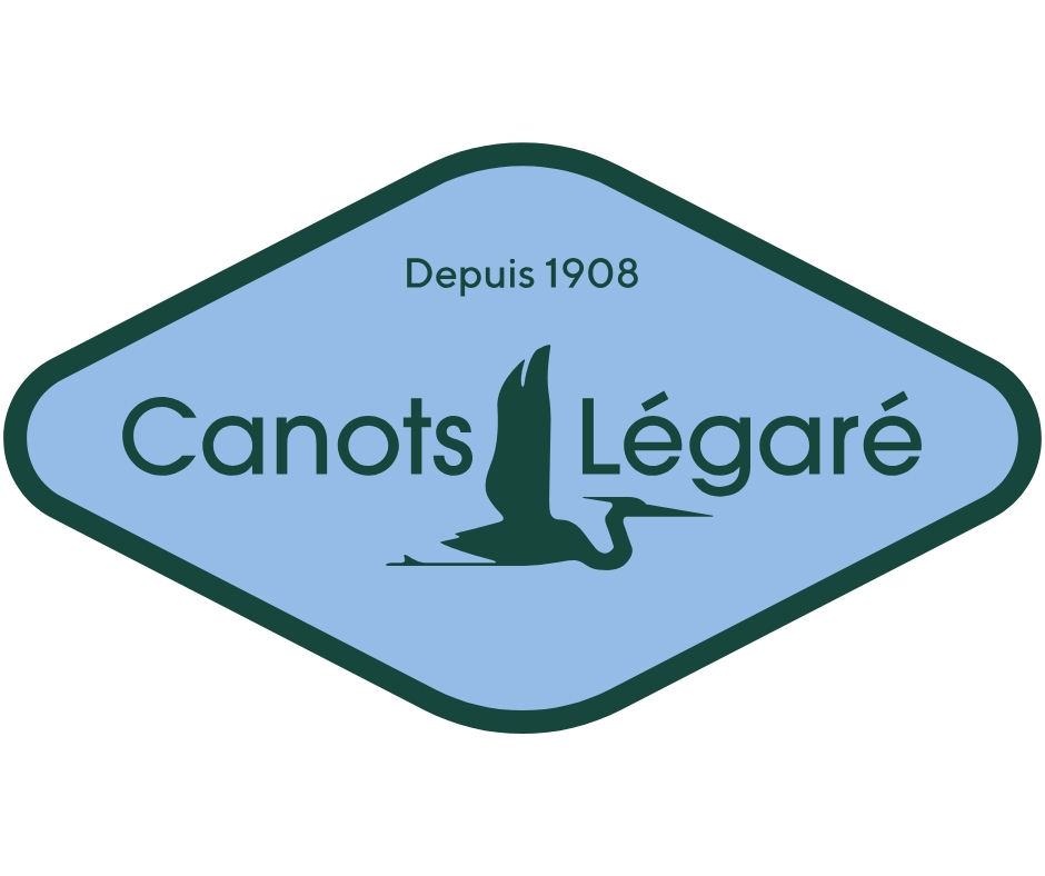 Autocollant Canots Légaré « losange » - CL-AUTOCOL-LOS-BL-VRF - Canots Légaré