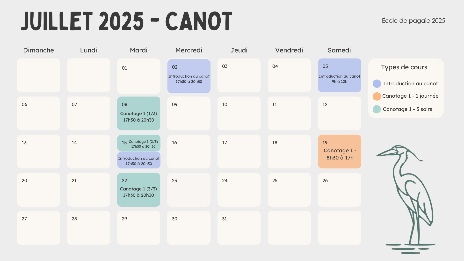 Canots Légaré | Location d'embarcations, cours, vente et réparation de canots